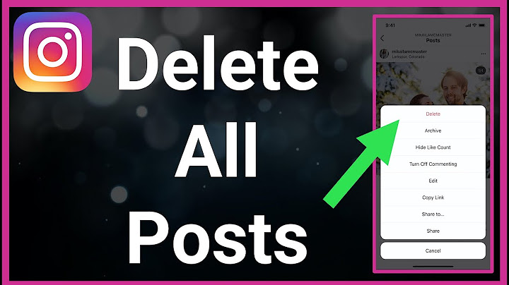 How to Delete all Instagram Posts