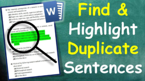 How To Delete Duplicates In Word Document On Your Pc